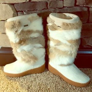 Oscar Sport Norma Wool Lined Fur Boots
